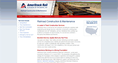 Desktop Screenshot of ameritrackrailroad.com